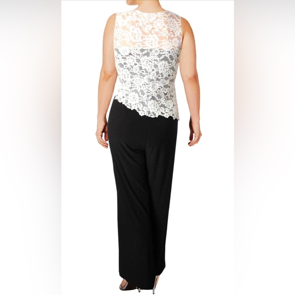 Lauren Ralph Lauren Wide Leg Lace Jumpsuit - Picture 2 of 3